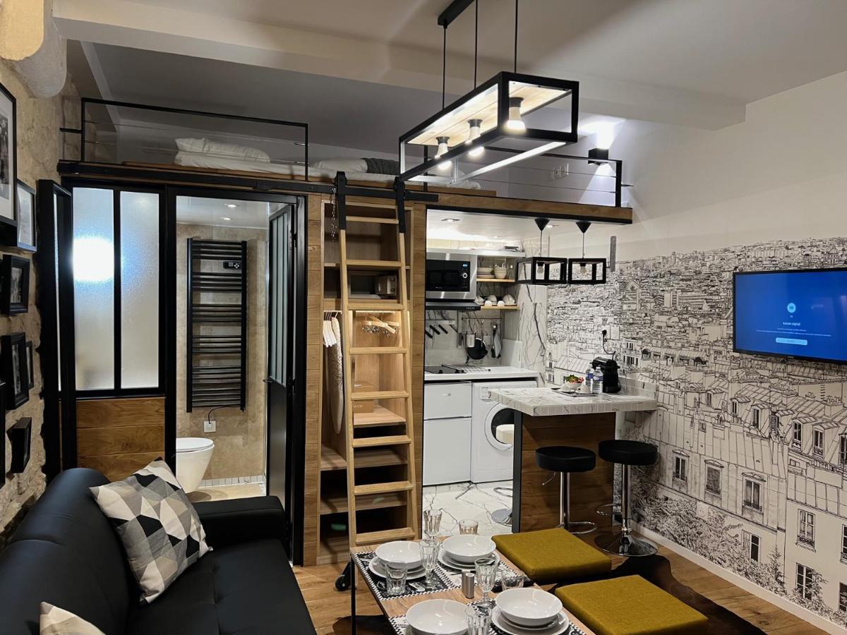 Ferienwohnung Loft Jaures Paris Exterior foto