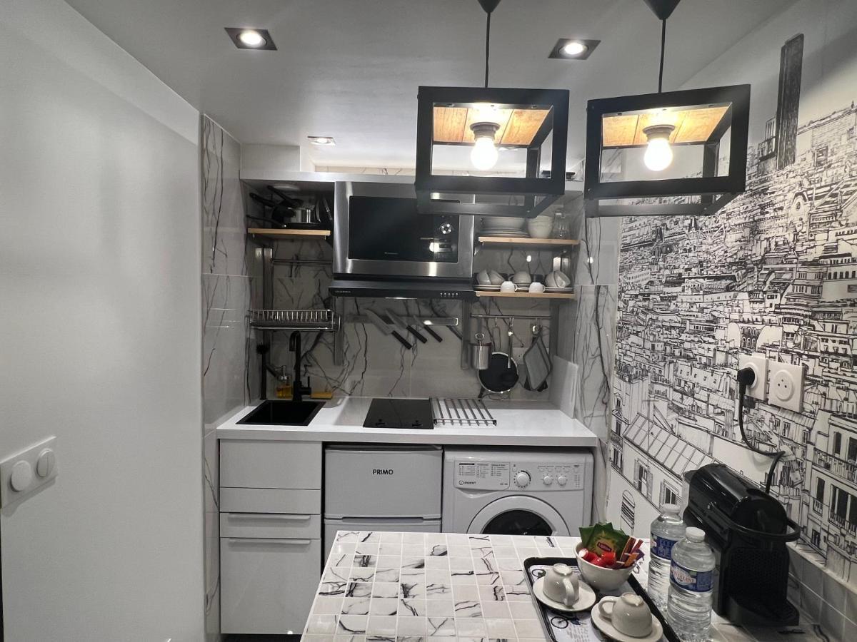 Ferienwohnung Loft Jaures Paris Exterior foto